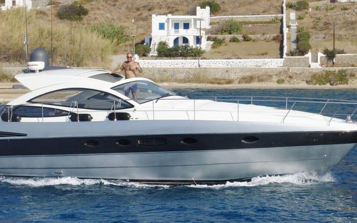 46 Pershing luxury charter yacht - Nammos Mykonos, Mykonos, Greece
