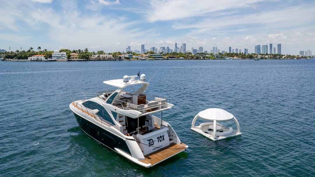 50 Azimut luxury charter yacht - Miami Beach Marina, Alton Road, Miami Beach, FL, USA
