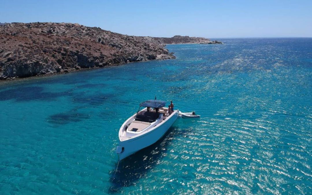 43 Pardo luxury charter yacht - Paralia Kalo Livadi, Mykonos, Greece