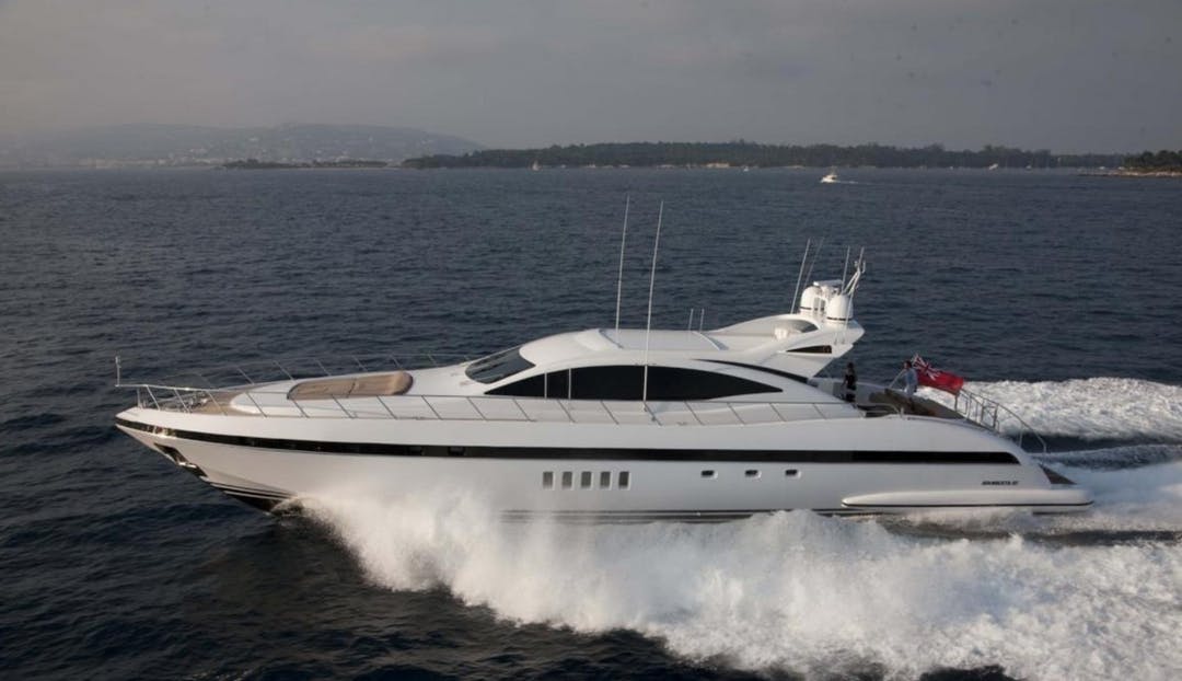 92 Mangusta luxury charter yacht - Cannes, France