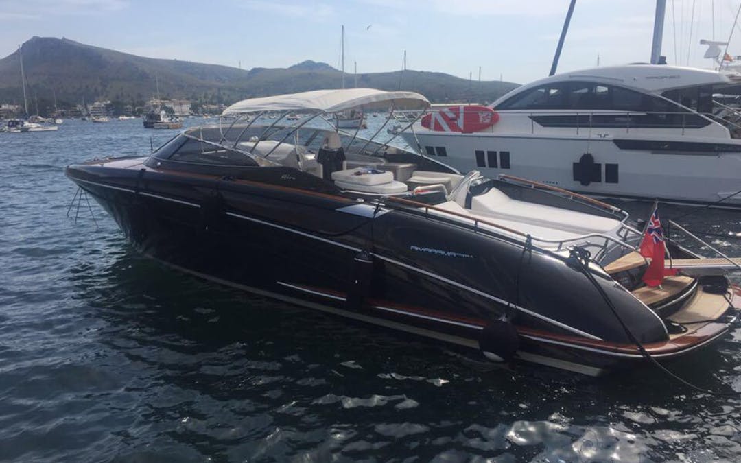 43 Riva luxury charter yacht - P.T.C. Porto Turistico di Capri, Via Caterola, Capri, Metropolitan City of Naples, Italy