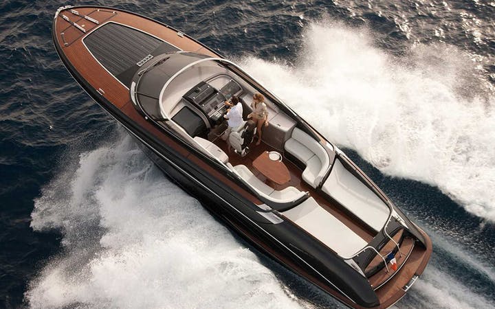43 Riva luxury charter yacht - P.T.C. Porto Turistico di Capri, Via Caterola, Capri, Metropolitan City of Naples, Italy