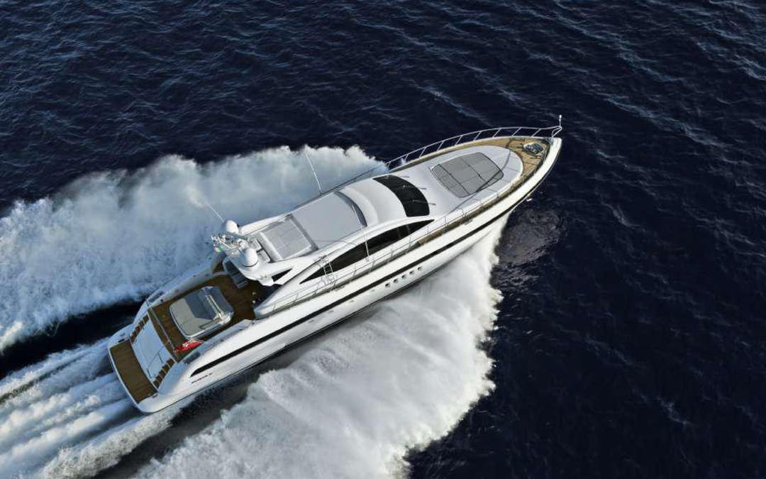 92 Mangusta luxury charter yacht - Antibes, France