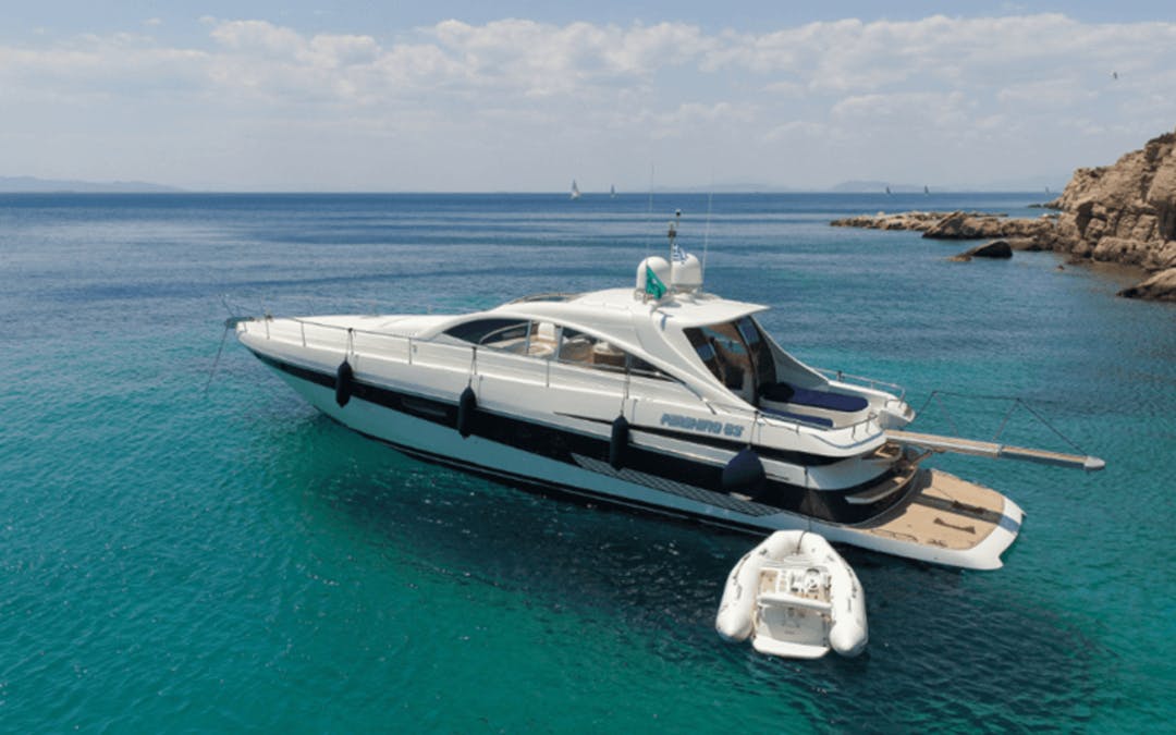 67 Pershing luxury charter yacht - Nammos Mykonos, Mykonos, Greece