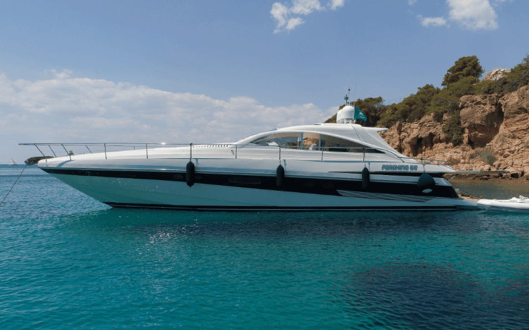 67 Pershing luxury charter yacht - Nammos Mykonos, Mykonos, Greece