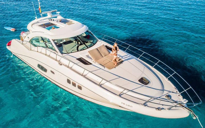 55 SeaRay luxury charter yacht - Marina Ibiza, Ibiza, Spain