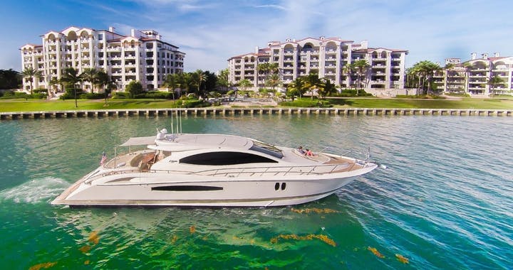 75 Lazzara luxury charter yacht - Miami Beach Marina, Alton Road, Miami Beach, FL, USA
