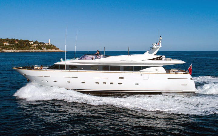 95 Mondomarine luxury charter yacht - Antibes, France