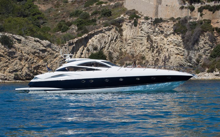 68 Sunseeker Predator luxury charter yacht - Botafoc Ibiza, Av. de Juan Carlos I, 07800 Ibiza, Balearic Islands, Spain