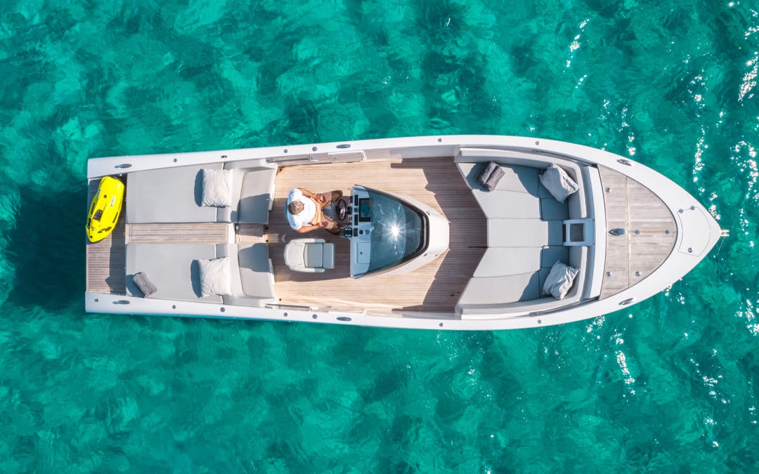 33 Frauscher luxury charter yacht - Botafoc Ibiza, Av. de Juan Carlos I, 07800 Ibiza, Balearic Islands, Spain